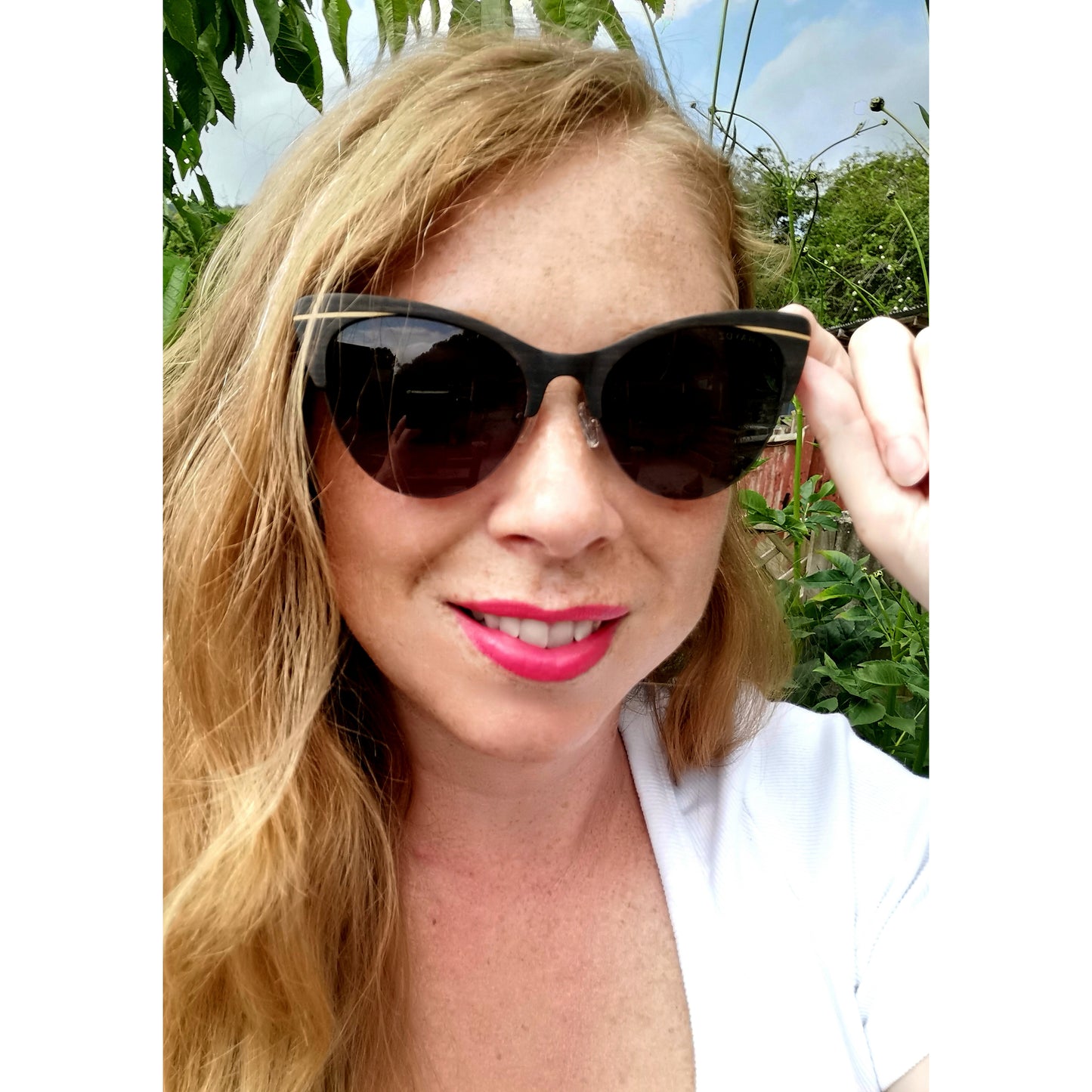 Glamour Cat Eye Grey Tint Sunglasses