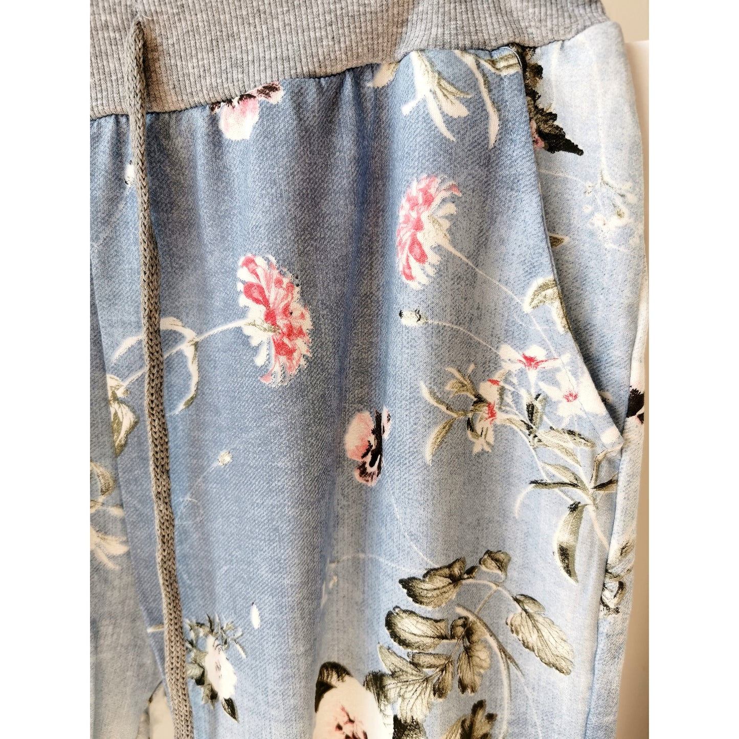 Cotton Joggers Light Denim Bouquet (sz 14-22)