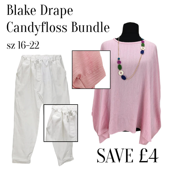 Blake Drape Candyfloss Bundle (sz 16-22) - SAVE £4