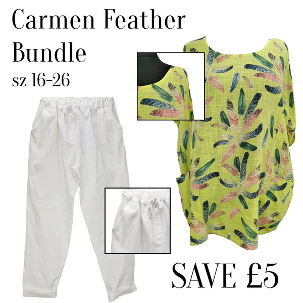 Carmen Feather Bundle (sz 16-26) - SAVE £5