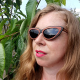 Dove Cat Eye Grey Tint Sunglasses
