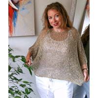 Popcorn Cover-up Taupe (sz 14-24)