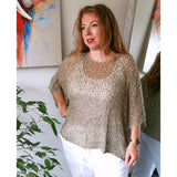 Popcorn Cover-up Taupe (sz 14-24)