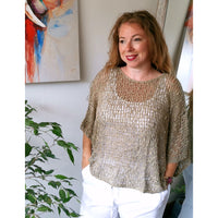 Popcorn Cover-up Taupe (sz 14-24)