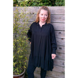 Ivy Shirt Tunic Black (sz 14-20)