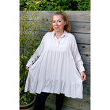 Ivy Shirt Tunic Oatmeal (sz 14-20)