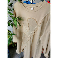 Rory Applique Top Sand (sz 16-24)