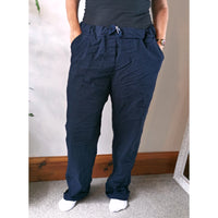 Evie Magic Trousers *Relaxed Fit* Navy (Sizes 18-26)