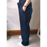 Evie Magic Trousers *Relaxed Fit* Navy (Sizes 18-26)