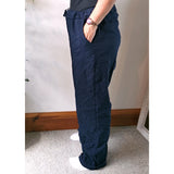 Evie Magic Trousers *Relaxed Fit* Navy (Sizes 18-26)