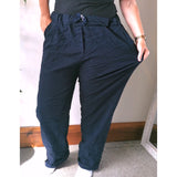 Evie Magic Trousers *Relaxed Fit* Navy (Sizes 18-26)