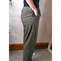 Evie Magic Trousers *Relaxed Fit* Khaki (Sizes 16-26)