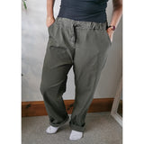 Evie Magic Trousers *Relaxed Fit* Khaki (Sizes 16-26)