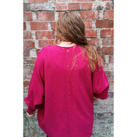 Bloom Soft Knit Jumper Magenta (sz 16-22)