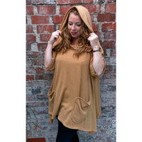 Alana Hooded Tunic Honey (sz 16-26)