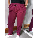 Evie Magic Trousers Damson (sz 16-26)