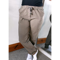 Evie Magic Trousers Latte (sz 16-26)