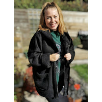 Toasty Seam Coat Black (sz 18-24)