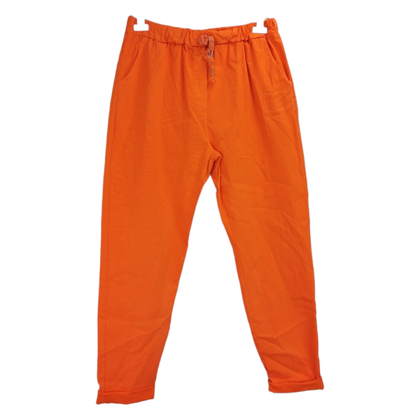 Evie Magic Trousers Orange (sz 16-26)