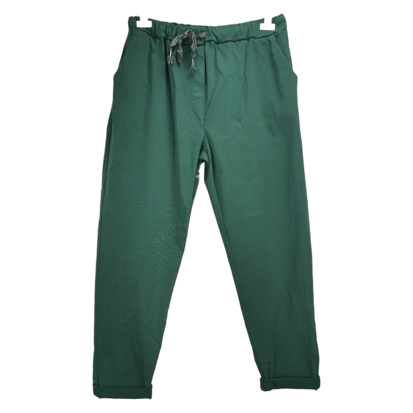 Evie Magic Trousers Evergreen (sz 16-26)