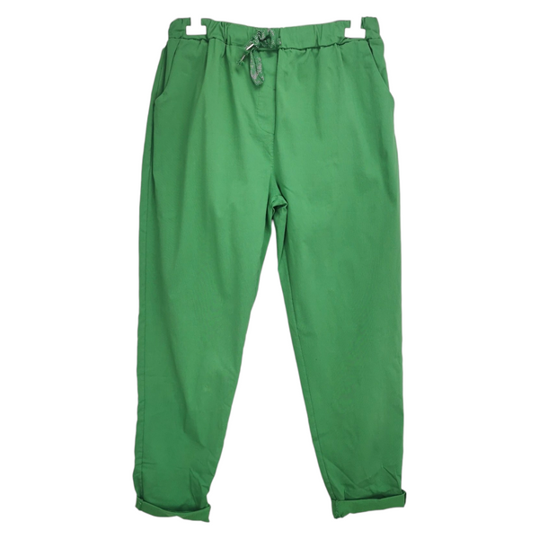 Evie Magic Trousers Grass Green (sz 16-26)