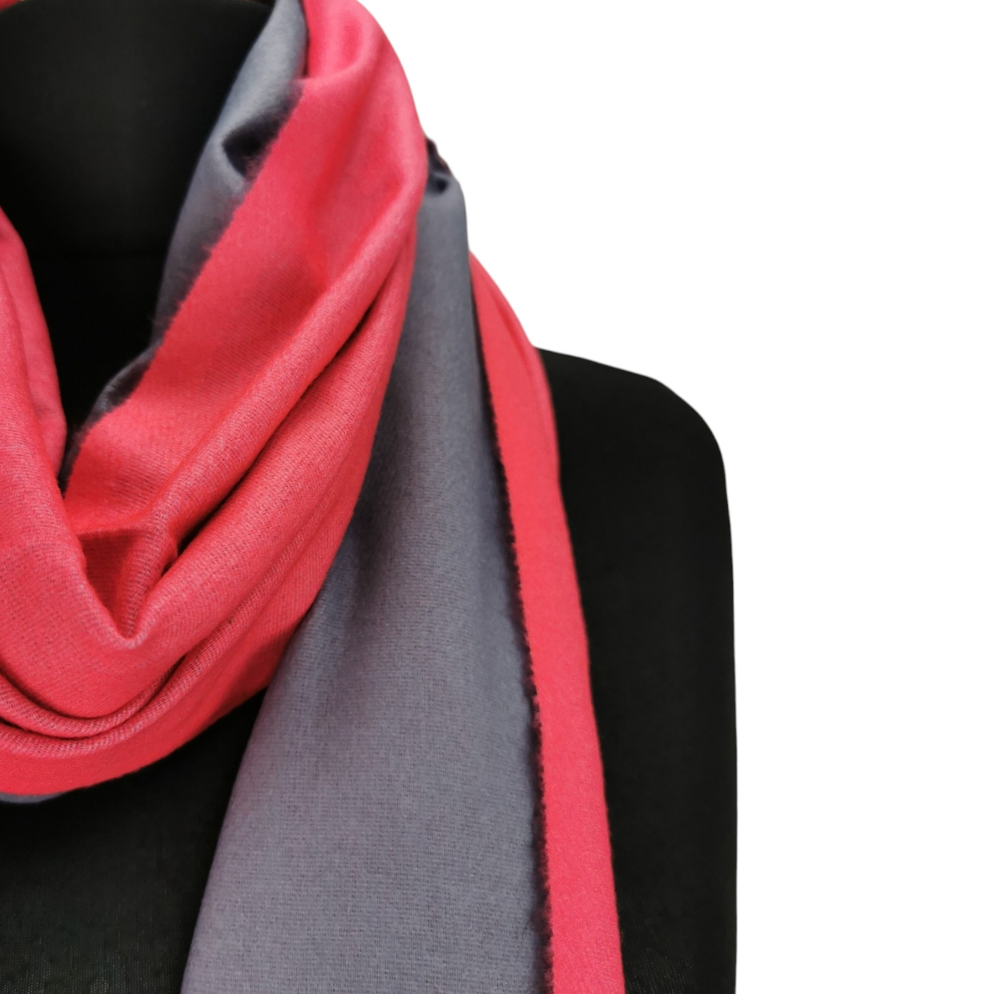 Freya Bi-Colour Scarf Pink/purple