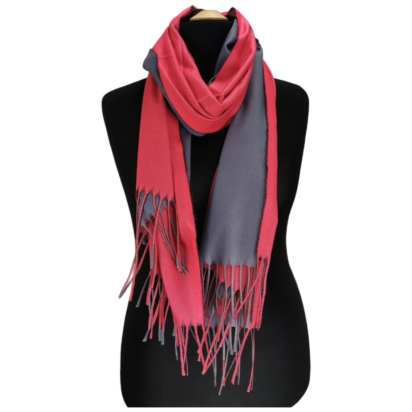 Freya Bi-Colour Scarf Pink/purple