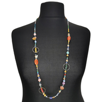 Twinkle Sugar Beaded Necklace Multi