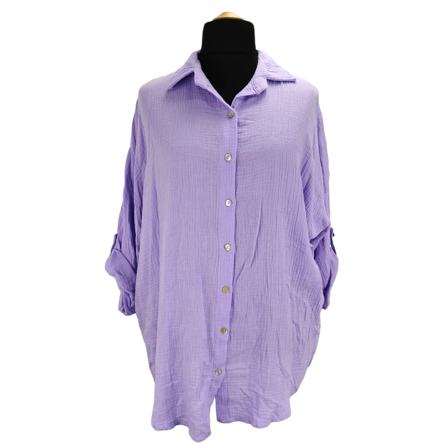 Pineapple Sparkle Shirt Lavender (sz 20-28)