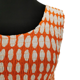 Magic Maxi Dress Orange Polka (sz 14-26)