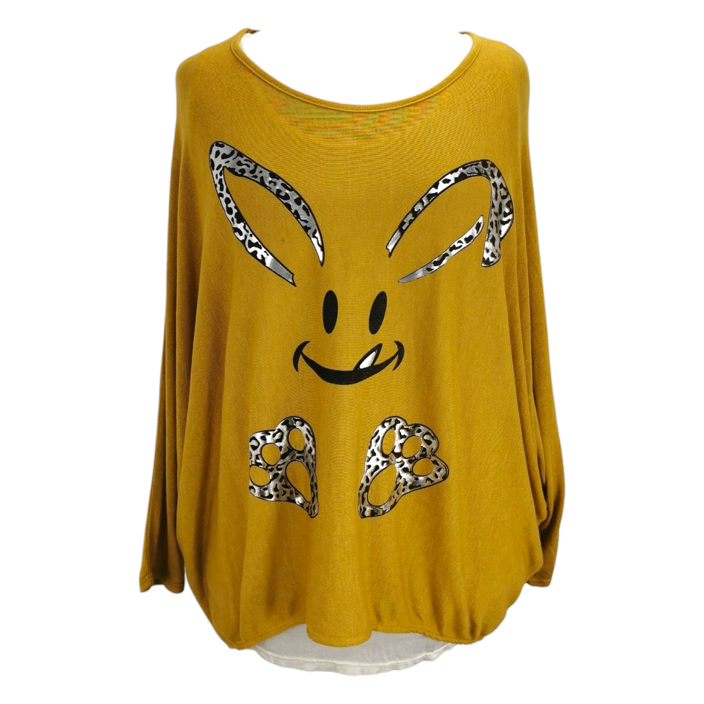 Jessie Rabbit Top Mustard (sz 16-22)