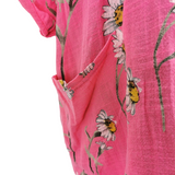 Clara Daisy Cotton Top Fuchsia (sz 16-22)