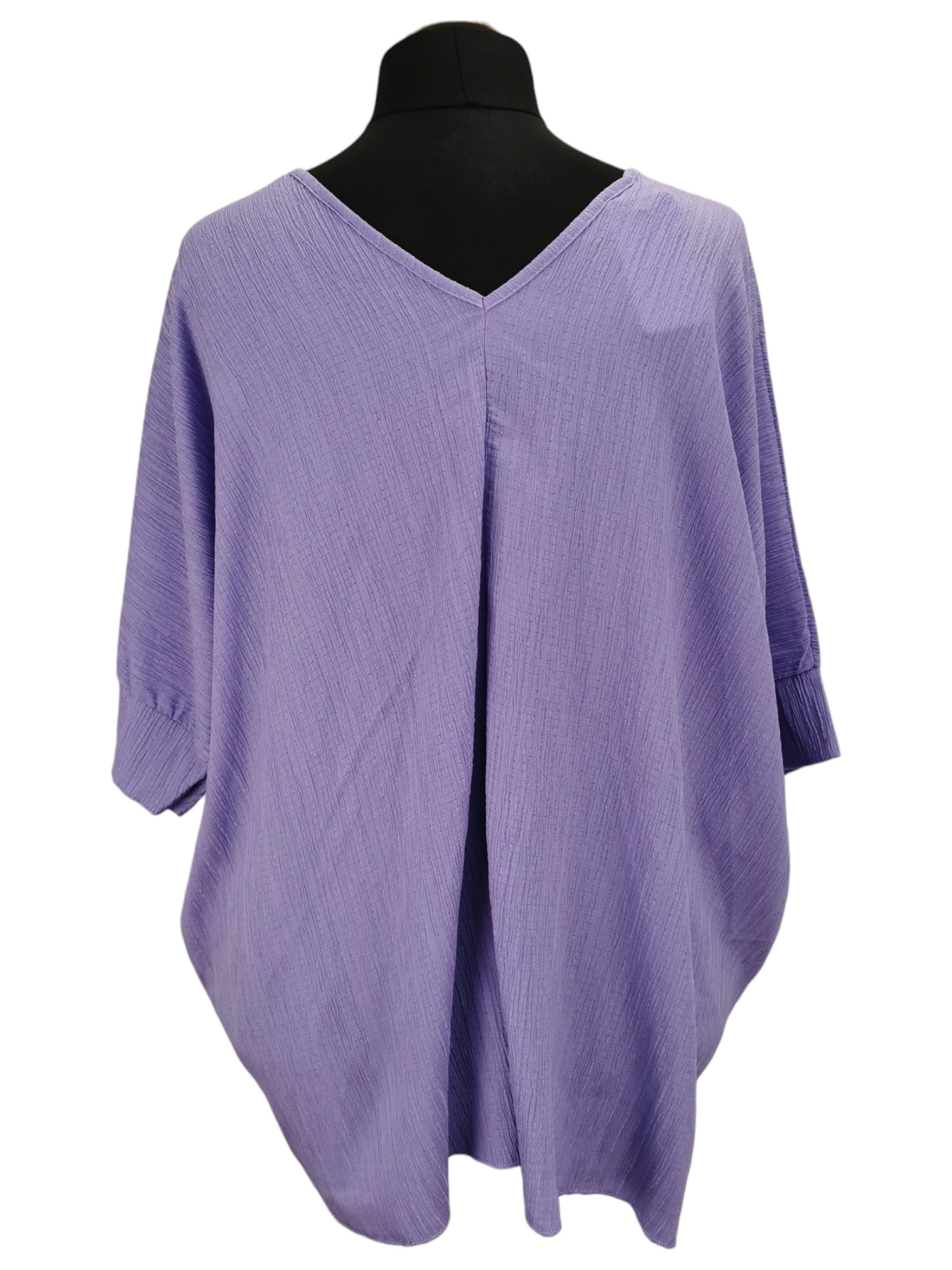 Bethany V-neck Tunic Lavender (sz 20-26)