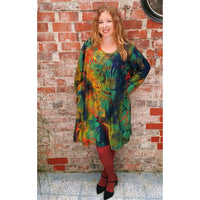 Iris Multi Swing Dress (sz 18-26)