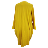 Nia Cotton Pocket Dress Yellow (sz 18-24)