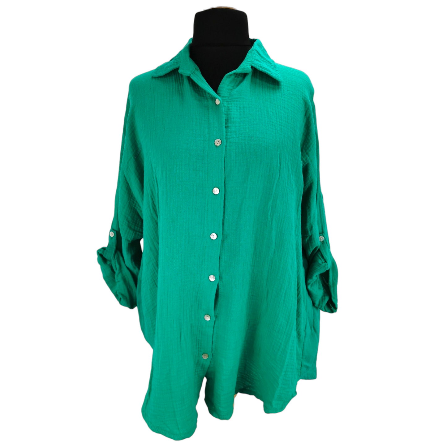 Pineapple Sparkle Shirt Teal (sz 20-28)