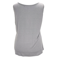 Sarah Sleeveless Vest Top Grey (sz 20-24)