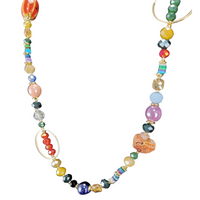 Twinkle Sugar Beaded Necklace Multi