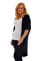 Willow Batwing Cardigan Black (size 14-18)