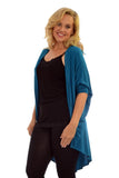 Willow Batwing Cardigan Teal (sizes 14-26)