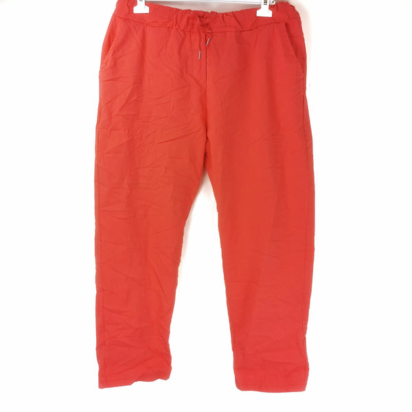 Evie Magic Trousers *Relaxed Fit* Coral (sz 16-26)