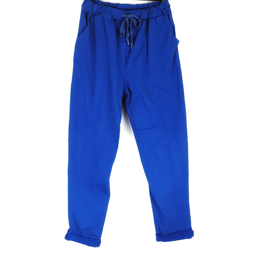 Evie Magic Trousers Royal Blue (sz 16-26)