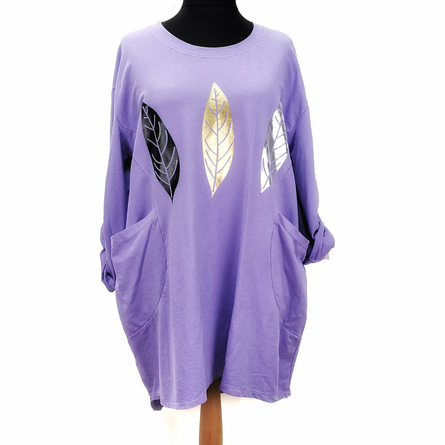 Lottie Leaf Top Lilac (sz 16-24)