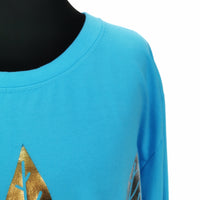 Lottie Leaf Top Turquoise (sz 16-24)