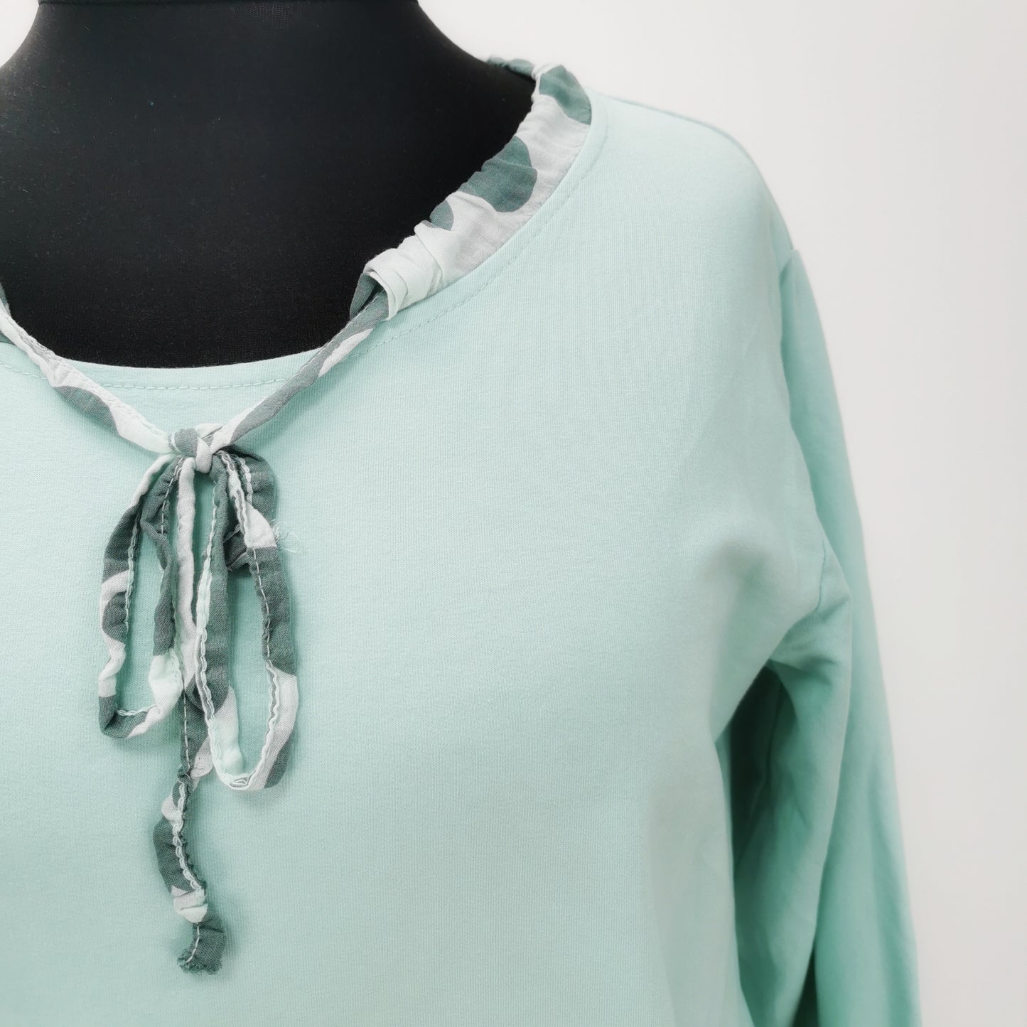 Felicity Flower Pocket Top Mint (sz 16-22)