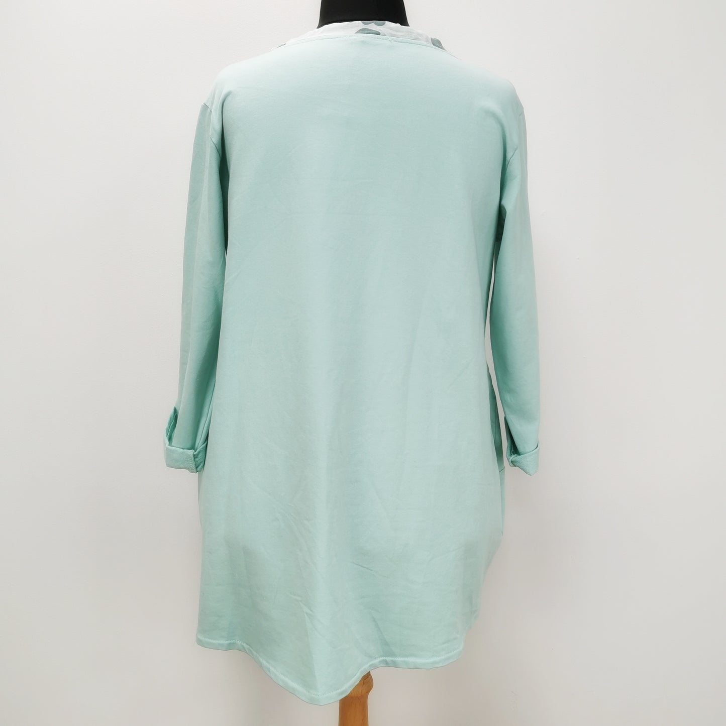 Felicity Flower Pocket Top Mint (sz 16-22)