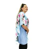 Bouquet Layer Top Baby Blue (sz 16-24)