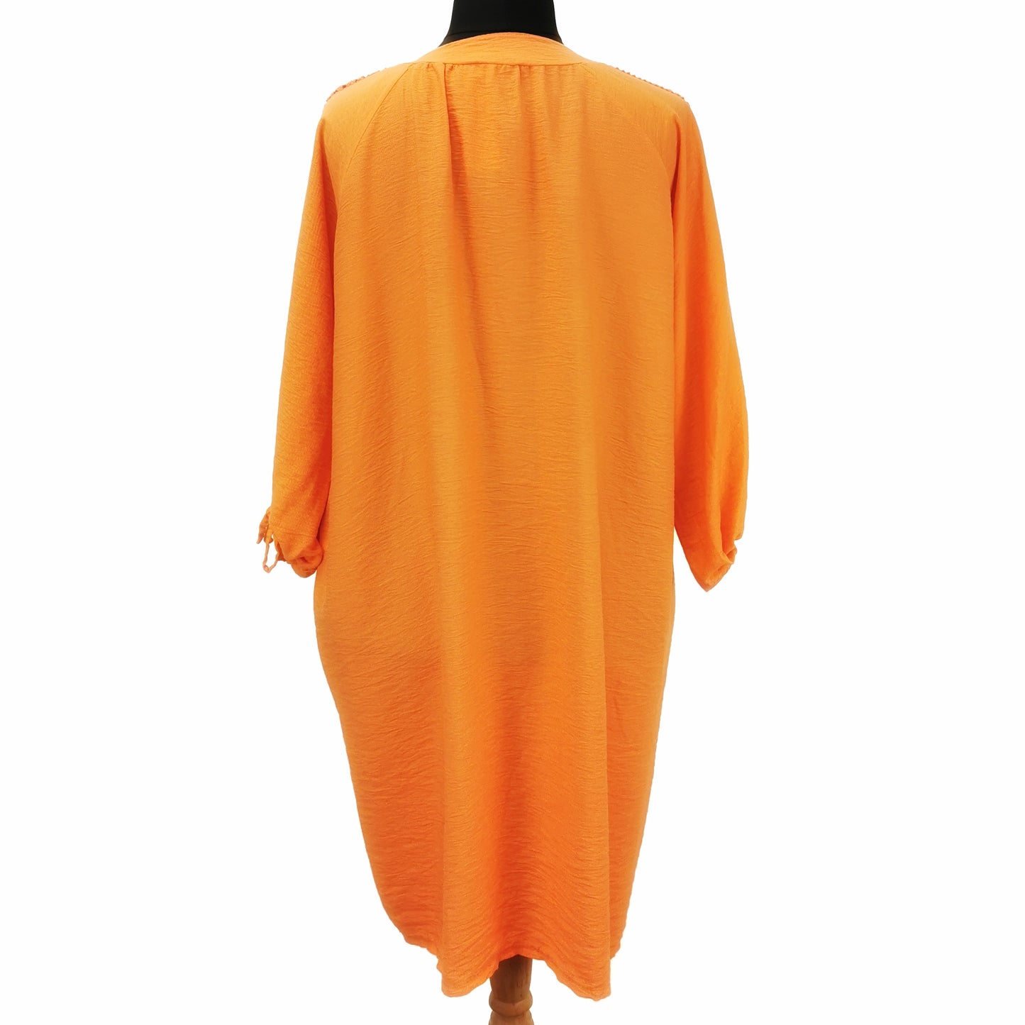 Leah Tie Sleeve Tunic Orange (sz 16-22)