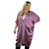 Ilana Satin Tunic Lavender (sz 18-26)