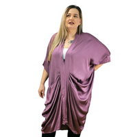 Ilana Satin Tunic Lavender (sz 18-26)